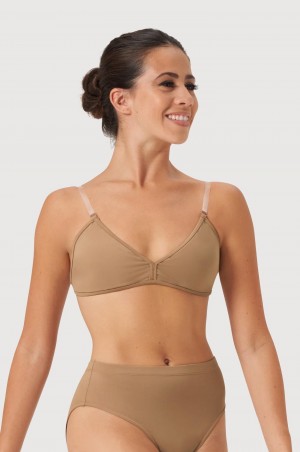 Bielizny Damskie Bloch Deva V Front Tan | PLJVR35182