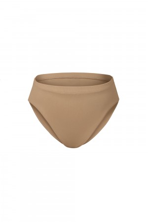 Bielizny Dziecięce Bloch Zaniah High Stanem Brief Tan | APLWC20524