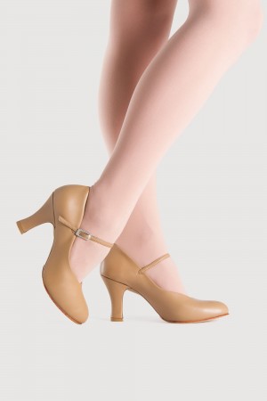 Buty do stepowania i sceny Damskie Bloch Broadway Hi 76mm (3”) Tan | PLZPD20549