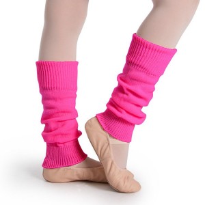 Dzianina Dziecięce Bloch Ankle Legwarmers Różowe | PLDYB50720