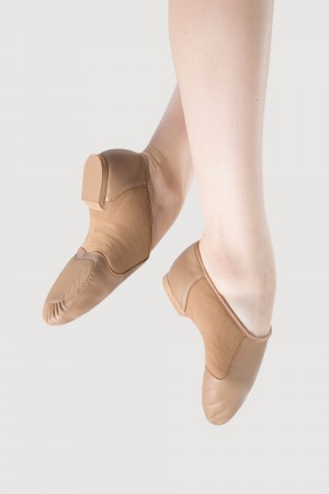 Jazz Damskie Bloch Neo-Flex Slip On Tan | APLDF70612