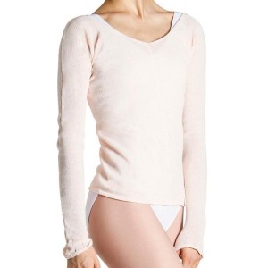 Najfatalniejszy Damskie Bloch Kara Long Sleeve V Różowe | PLJVR62848