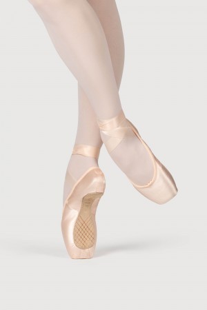 Pointe Buty Damskie Bloch Mirella Whisper Satin Różowe | PLZPD95126