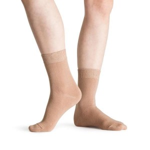 Skarpety Damskie Bloch Ankle Tan | PLNZX74395