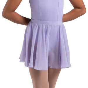 Spódnice Dziecięce Bloch Chayanne Chiffon Krótkie Circle Lilac | BPLSO89162