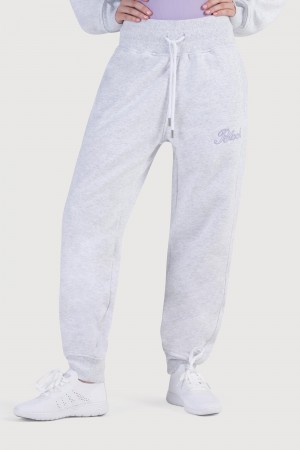 Spodnie Damskie Bloch Off-Duty Terry Sweat Snow Marle | QPLWA80442