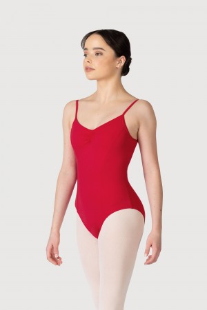 Trykoty Damskie Bloch Overture Oriana Princess Seam Czerwone | PLXMI63254