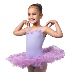 Trykoty Dziecięce Bloch Perlaida' Sequin Overlay Tutu Lilac | PPLER48412