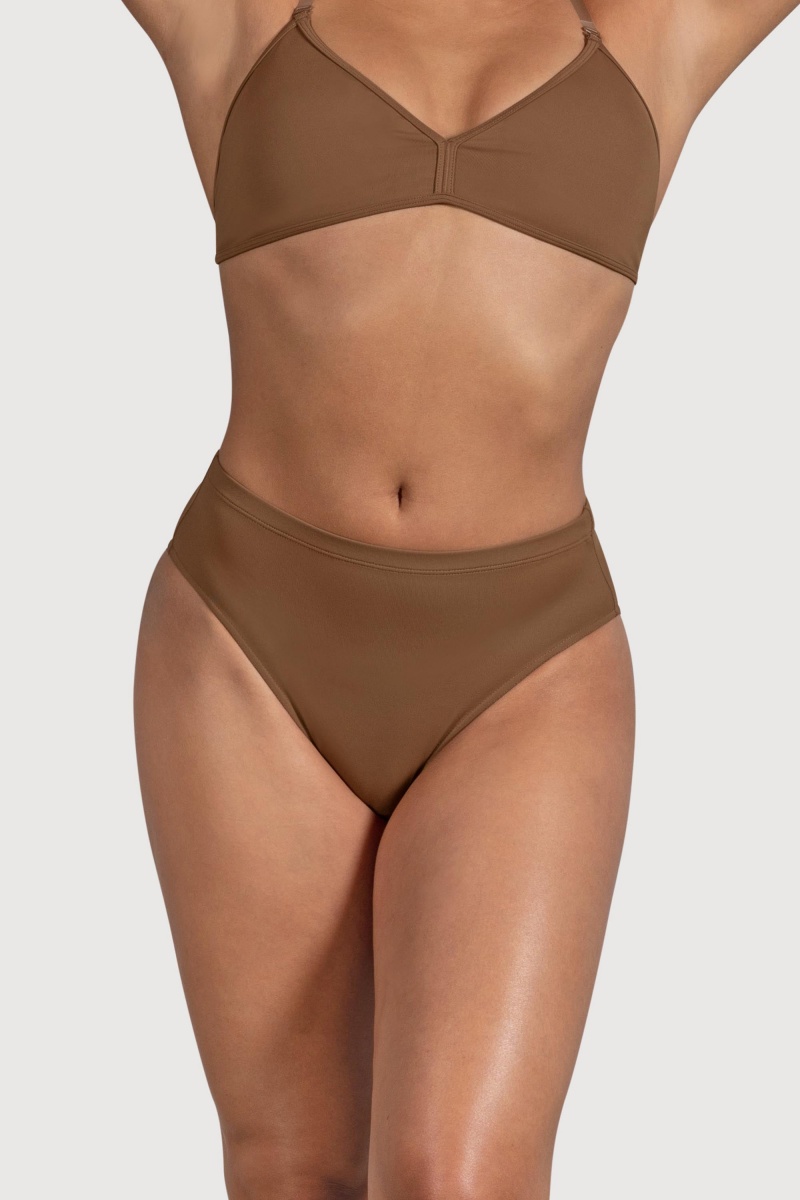 Bielizny Damskie Bloch Aquila High Stanem Almond | SPLVO45334