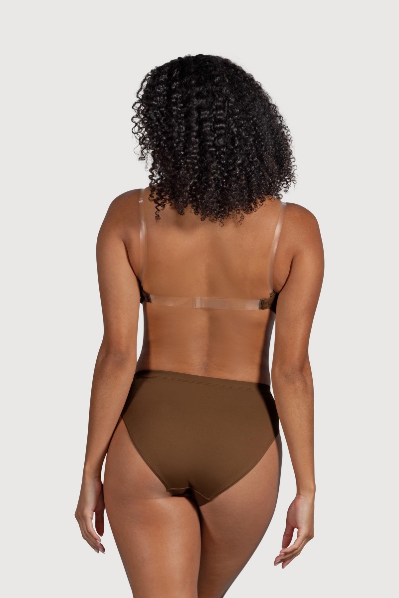 Bielizny Damskie Bloch Deva V Front Cocoa | PLCVG24761