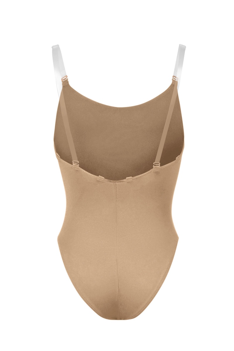 Bielizny Dziecięce Bloch Auva Body Liner Tan | PLQCS80959