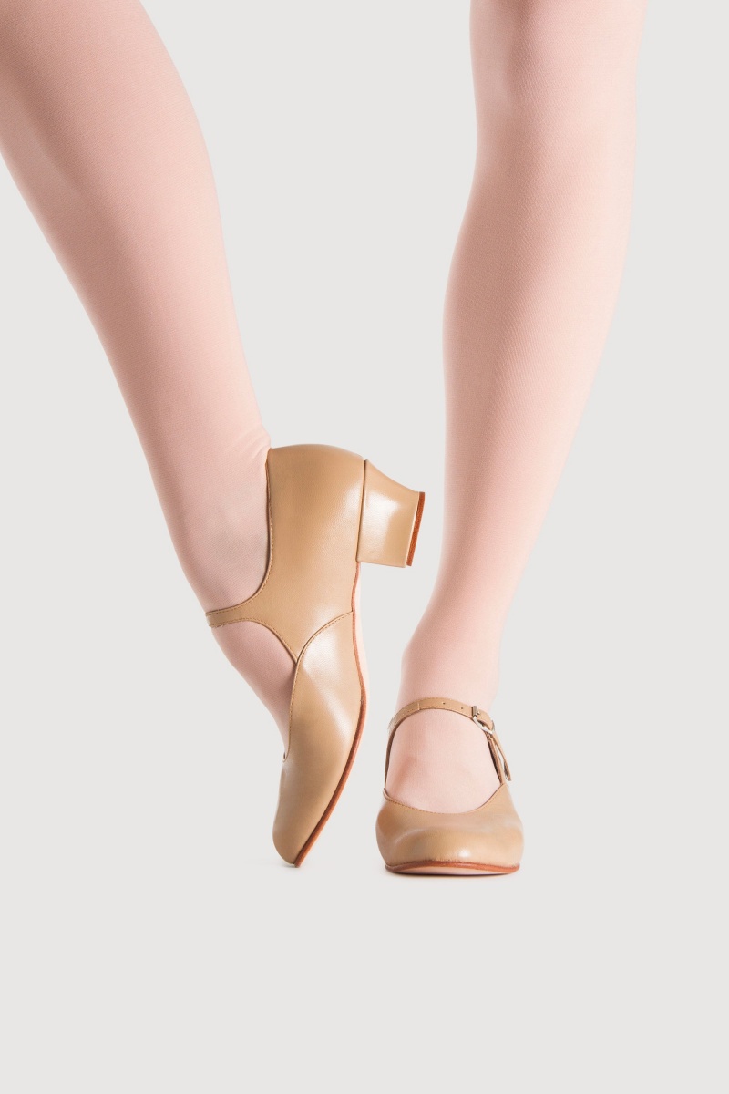 Buty do stepowania i sceny Damskie Bloch Showstopper Tan | GPLUC78951