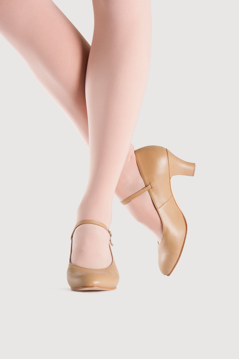 Buty do stepowania i sceny Damskie Bloch Cabaret Tan | UPLTG50074