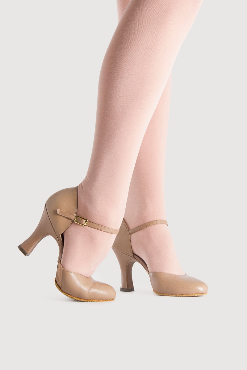 Buty do stepowania i sceny Damskie Bloch Splitpro 76mm (3”) Tan | YPLGT62499