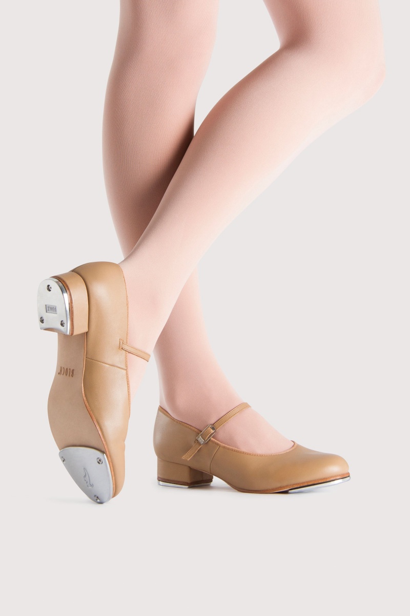 Buty do stepowania i sceny Damskie Bloch Tap On Tan | PLDFL73924