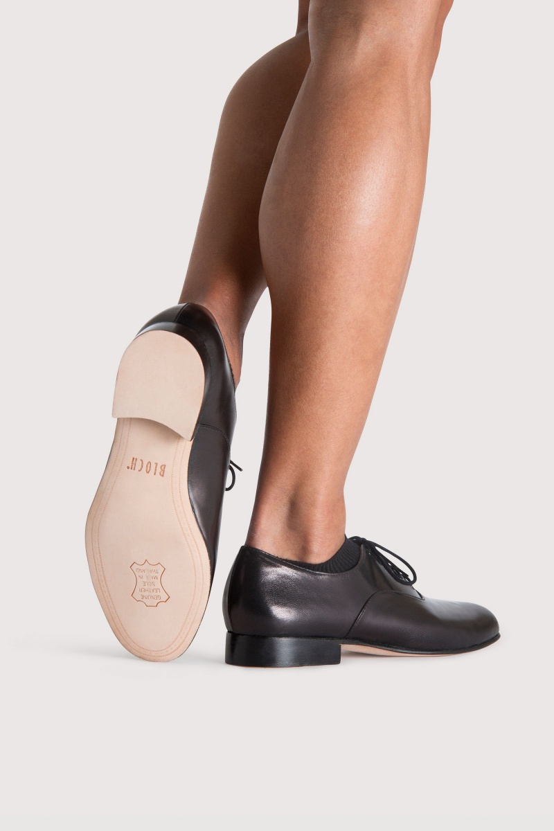 Buty do stepowania i sceny Dziecięce Bloch Oxford Czarne | YPLVQ18780