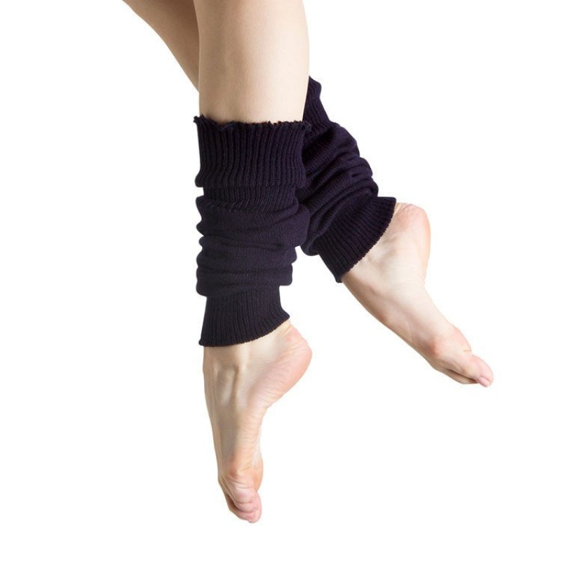 Dzianina Damskie Bloch Anna Legwarmers Granatowe | LPLTR16711