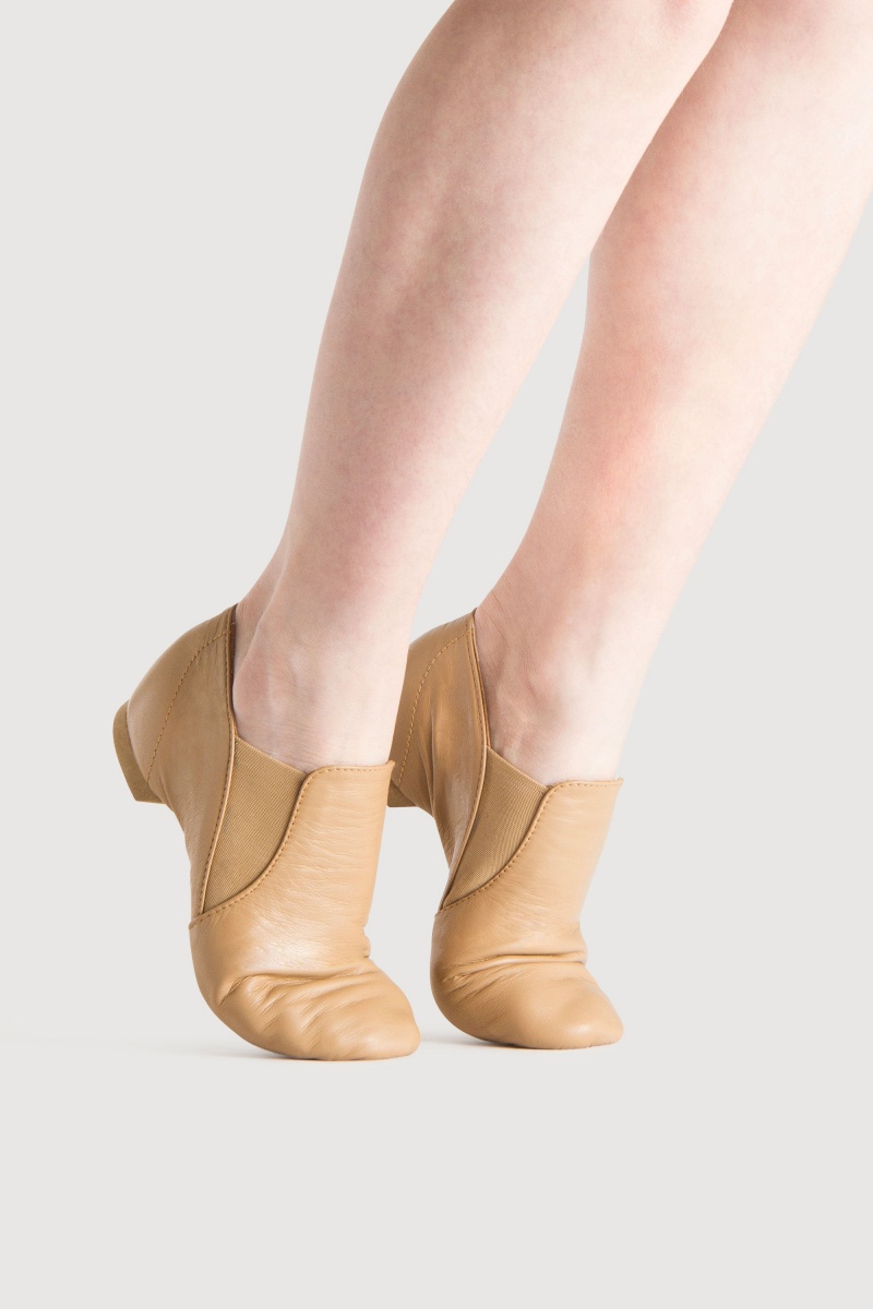 Jazz Dziecięce Bloch Elastaboot Tan | PLEGJ42873