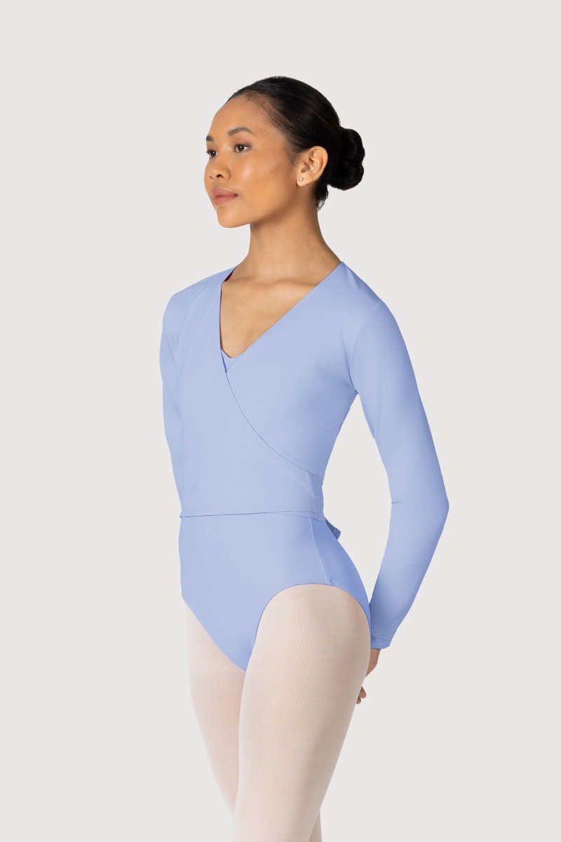 Najfatalniejszy Damskie Bloch Overture Crossover Long Sleeve Wrap Bluebird | MPLHR17152