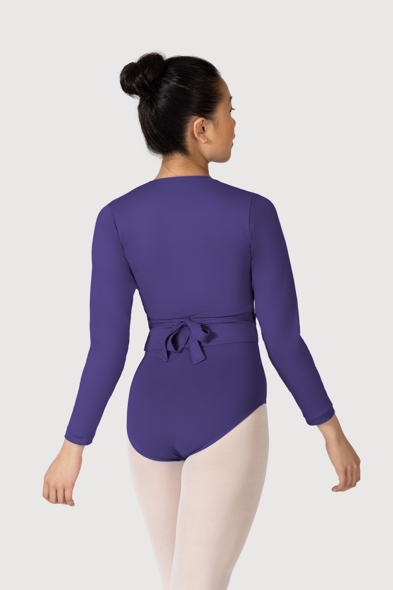 Najfatalniejszy Damskie Bloch Overture Crossover Long Sleeve Wrap Jasny Fioletowe | LPLSX94145