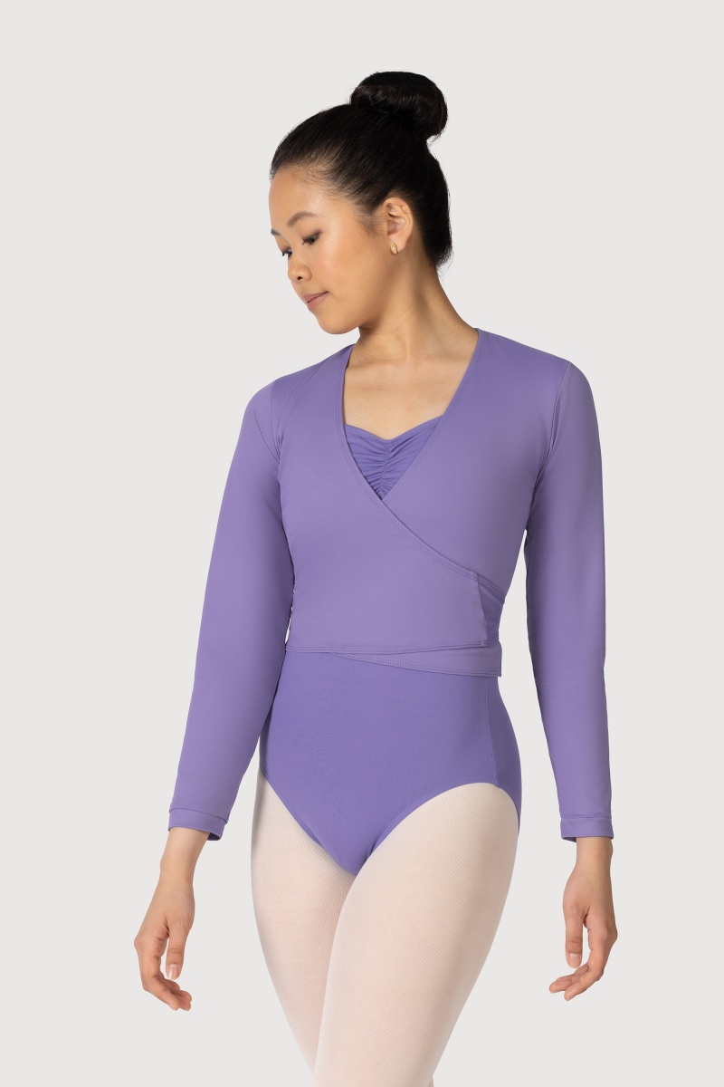 Najfatalniejszy Damskie Bloch Overture Crossover Long Sleeve Wrap Jacaranda | PLJVR64674