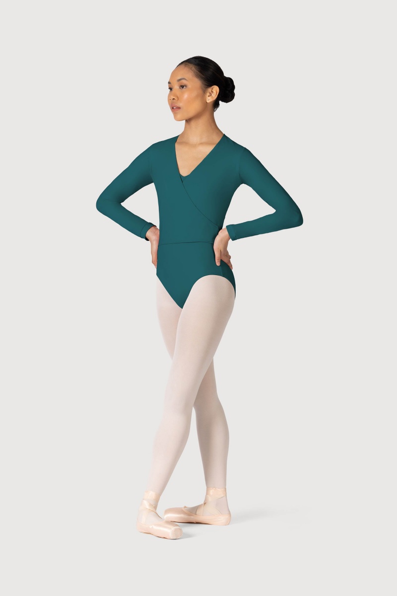 Najfatalniejszy Damskie Bloch Overture Crossover Long Sleeve Wrap Kingfisher | SPLNY10722