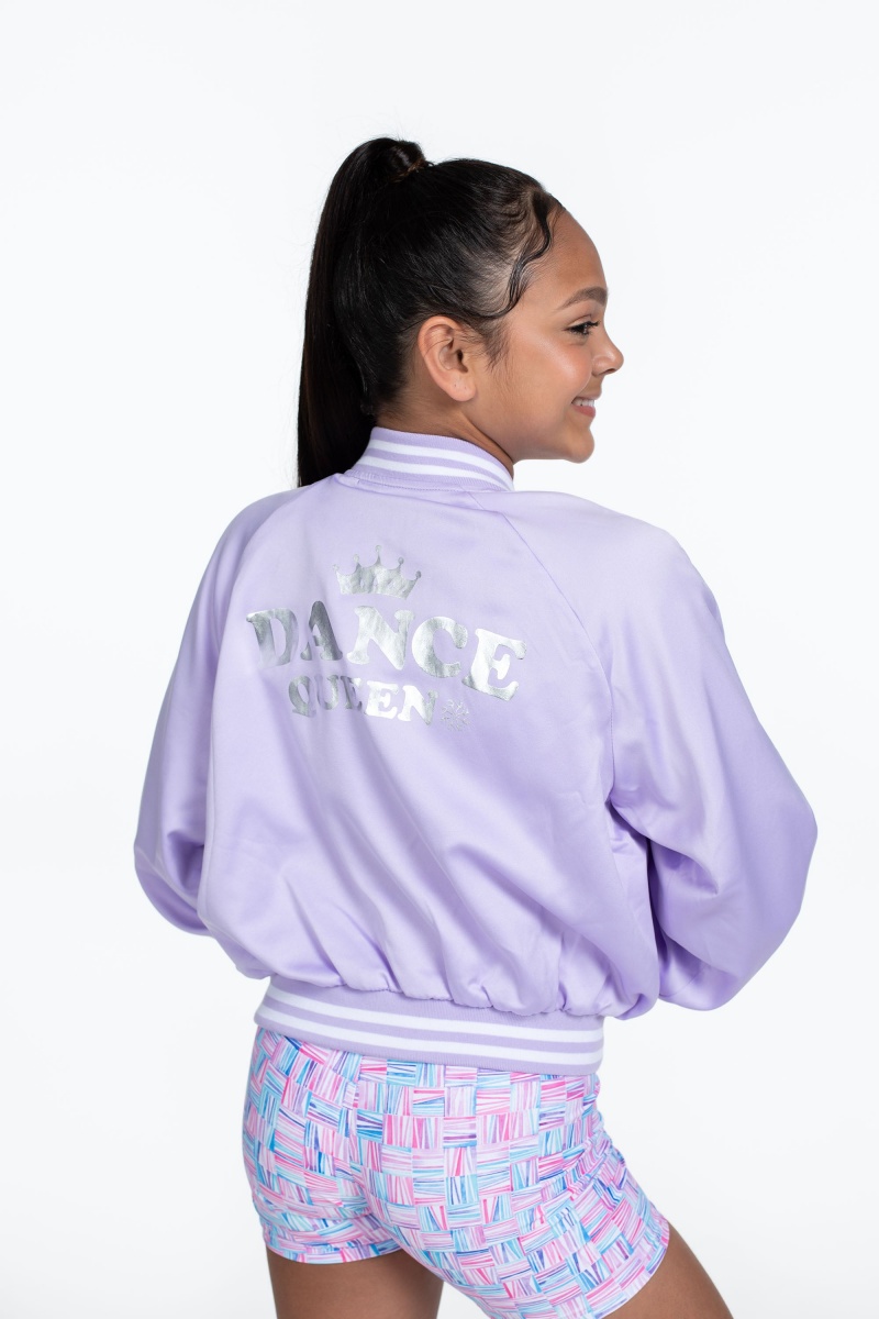 Najfatalniejszy Dziecięce Bloch Flo Active Rizzo Bomber Jacket Lilac | QPLWA54166