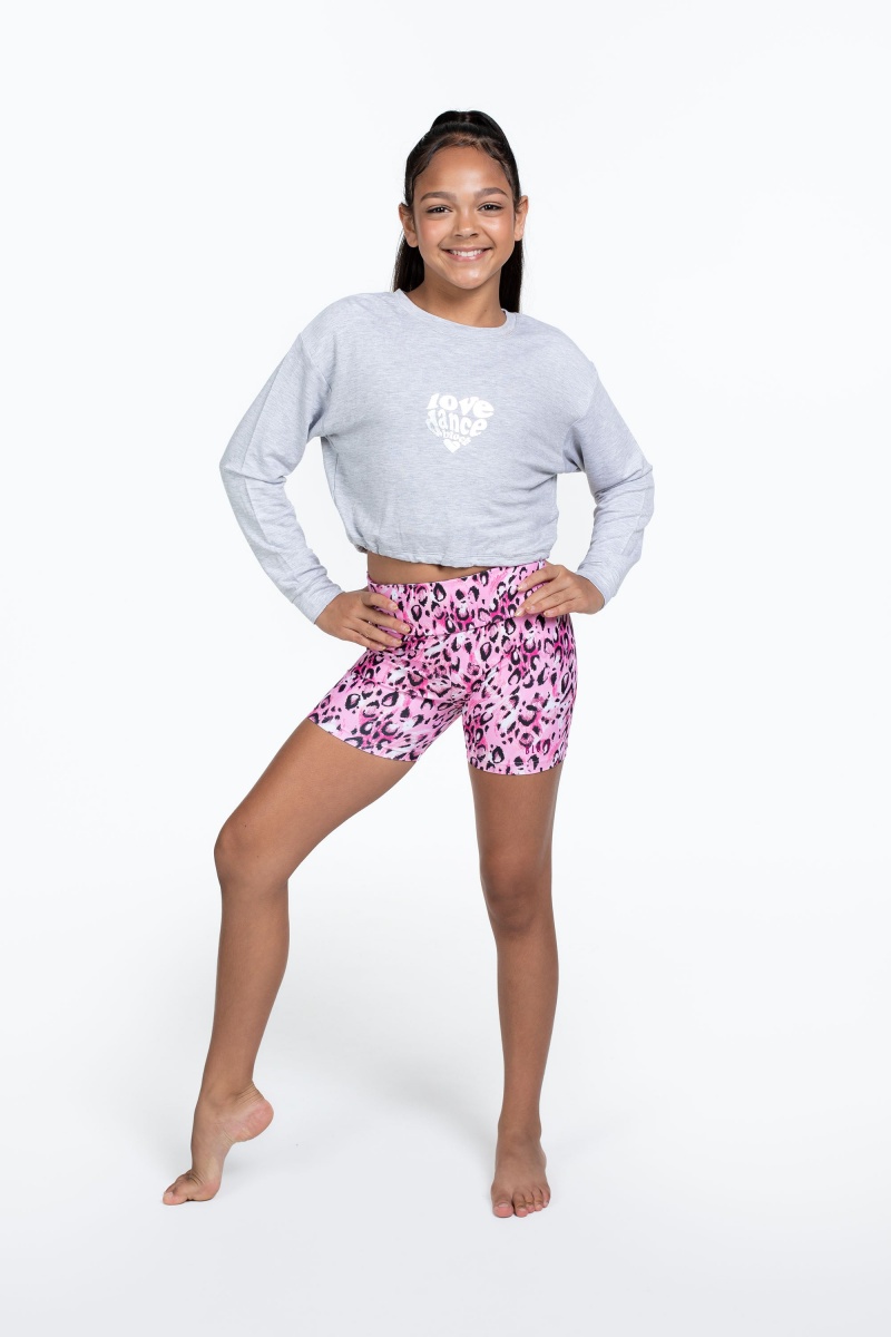 Najfatalniejszy Dziecięce Bloch Flo Active Justice Drawstring Pullover Szare | XPLBH29600