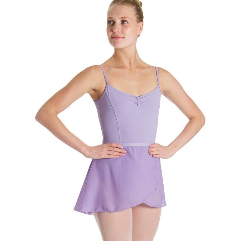 Spódnice Damskie Bloch Gianna Wrap Lilac | FPLHY73055