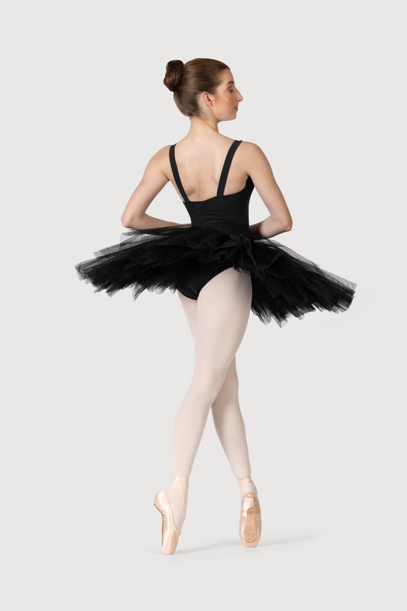 Spódnice Damskie Bloch Klasyczne Practice ½ Tutu Czarne | YPLGT74412