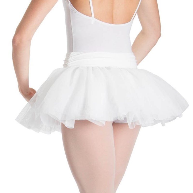 Spódnice Damskie Bloch Tutu Białe | PLDFL47899