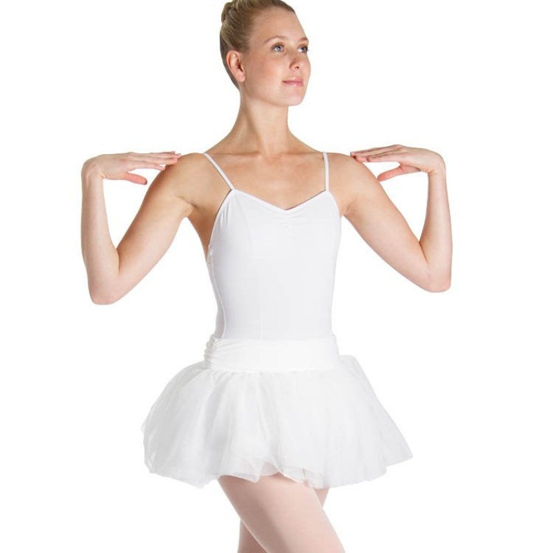 Spódnice Damskie Bloch Tutu Białe | PLDFL47899