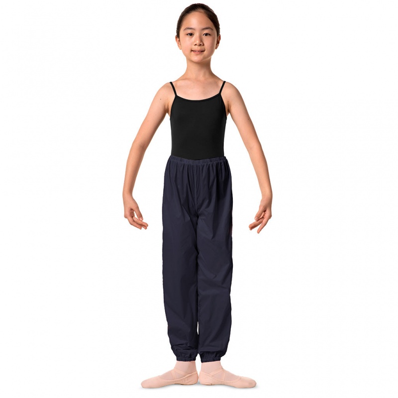 Spodnie Dziecięce Bloch Children Ripstop Pants Granatowe | MPLFT48215