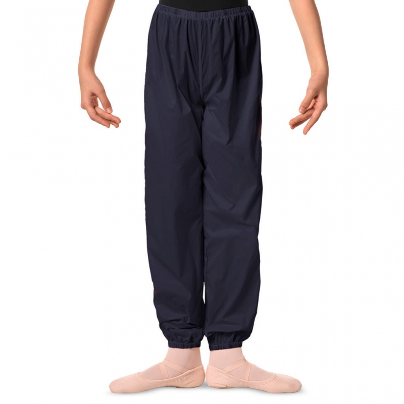 Spodnie Dziecięce Bloch Children Ripstop Pants Granatowe | MPLFT48215