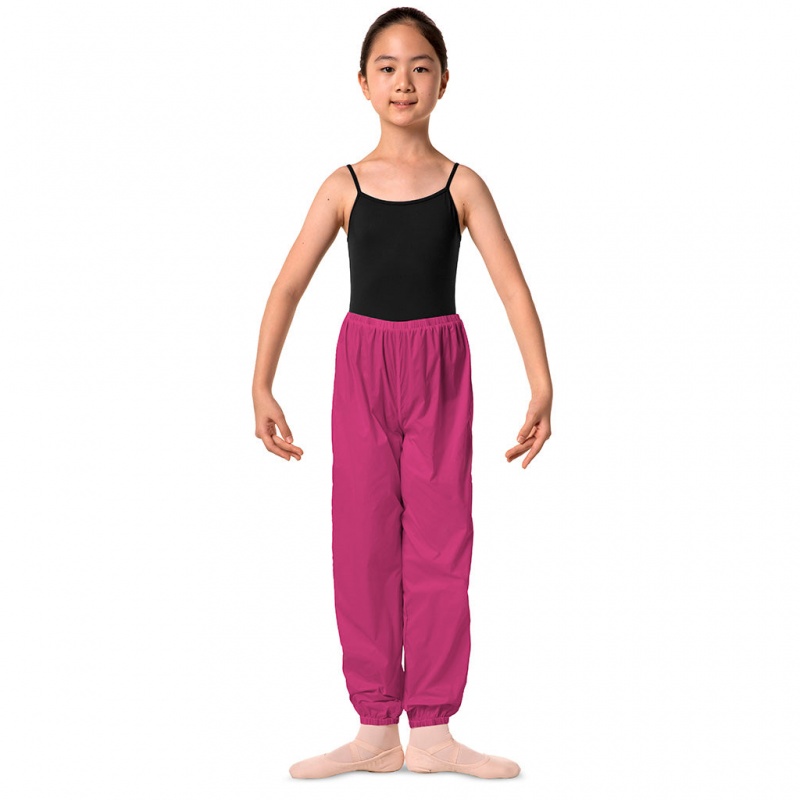 Spodnie Dziecięce Bloch Children Ripstop Pants Raspberry | PLJVR85651