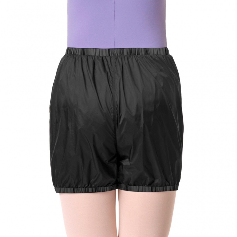 Spodnie Dziecięce Bloch Children Ripstop Shorts Czarne | GPLUC27168