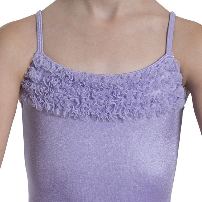 Sukienki Dziecięce Bloch Desdemona Leotard Lilac | PLIIZ30082