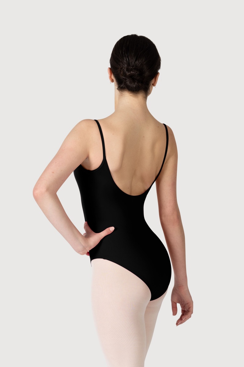 Trykoty Damskie Bloch Overture Oriana Princess Seam Czarne | SPLVO29438