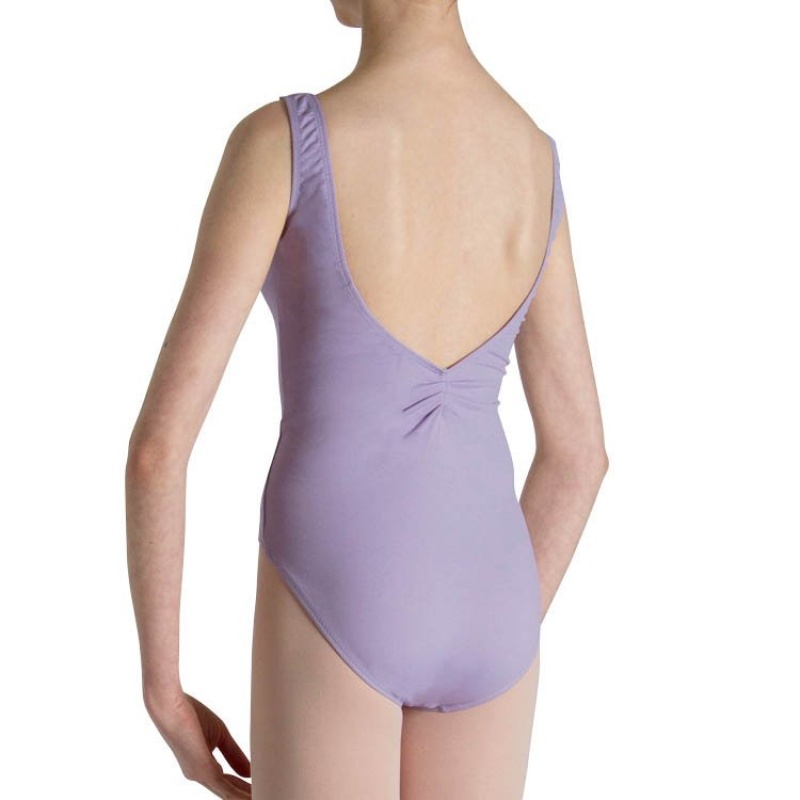 Trykoty Dziecięce Bloch Cecilia Gathered Tank Lilac | LPLSX12248