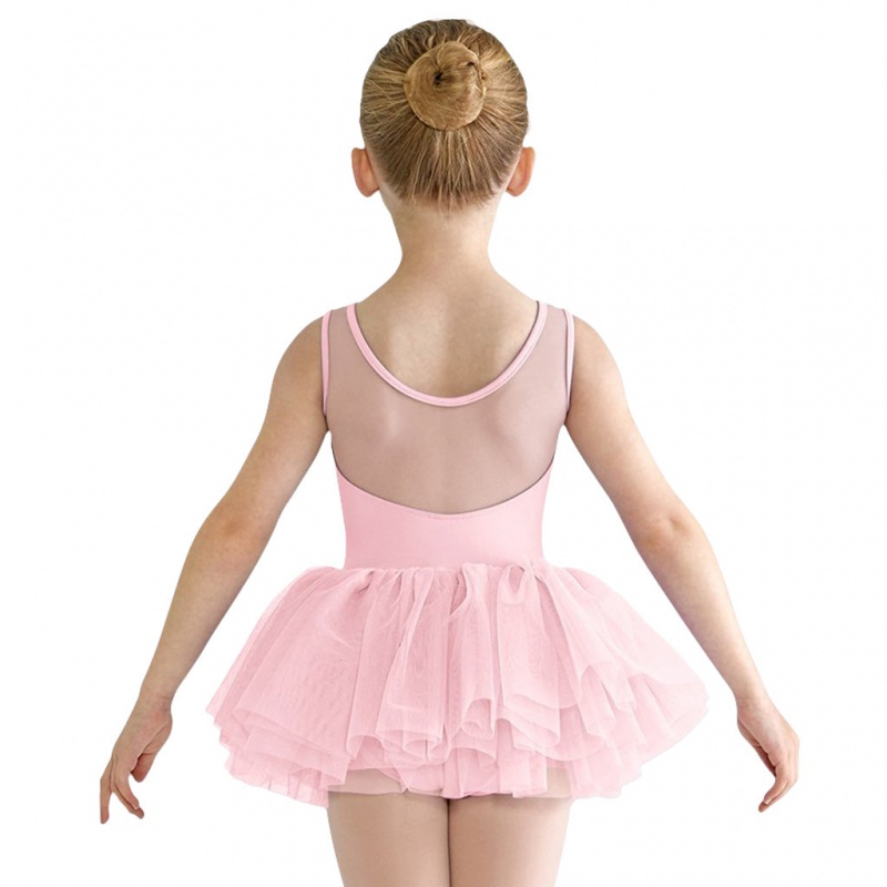 Trykoty Dziecięce Bloch Emica Sweetheart Tank Tutu Różowe | TPLPQ68263