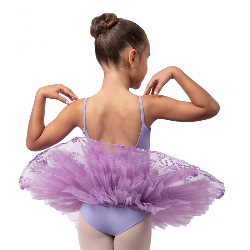 Trykoty Dziecięce Bloch Perlaida' Sequin Overlay Tutu Lilac | PPLER48412