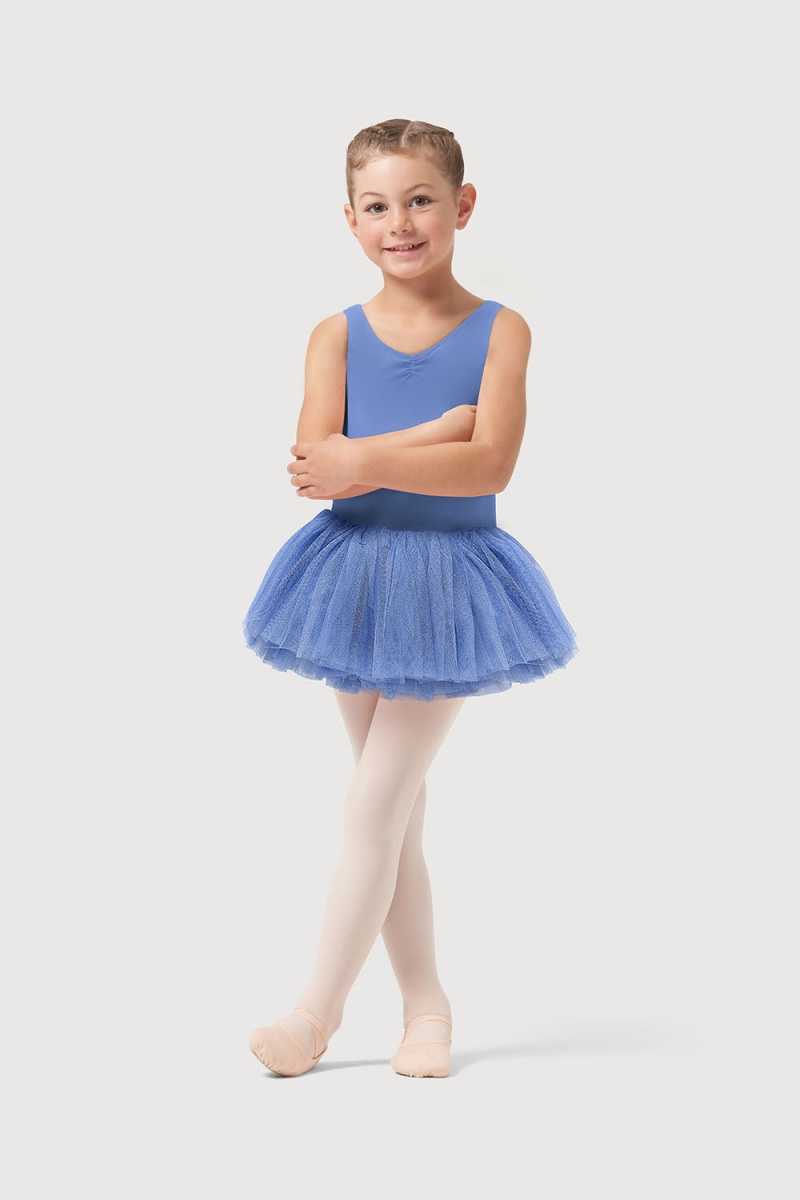 Trykoty Dziecięce Bloch Sparkle Tank Tutu Niebieskie | GPLUC55429