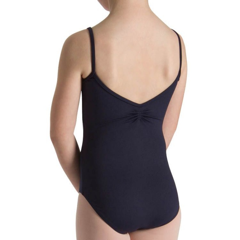 Trykoty Dziecięce Bloch Teresa Pinch Front And Back Granatowe | XPLGW91222